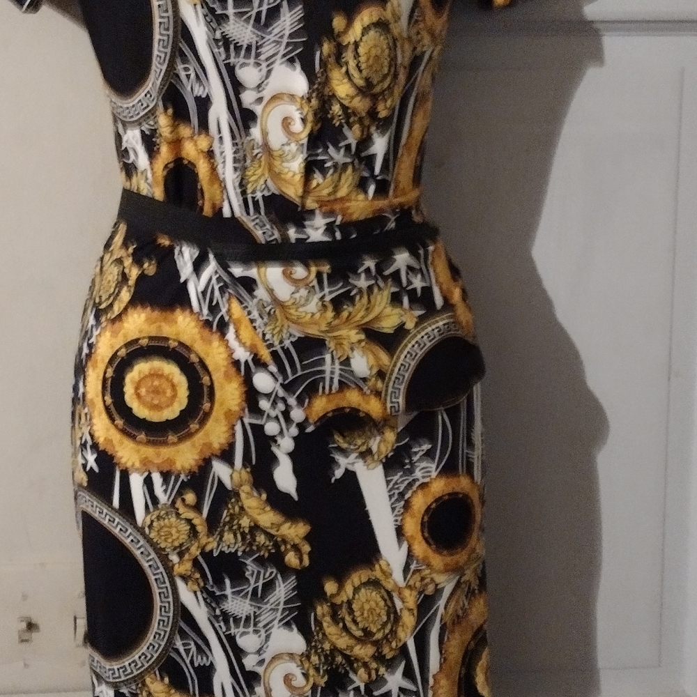 Dress with matching bag